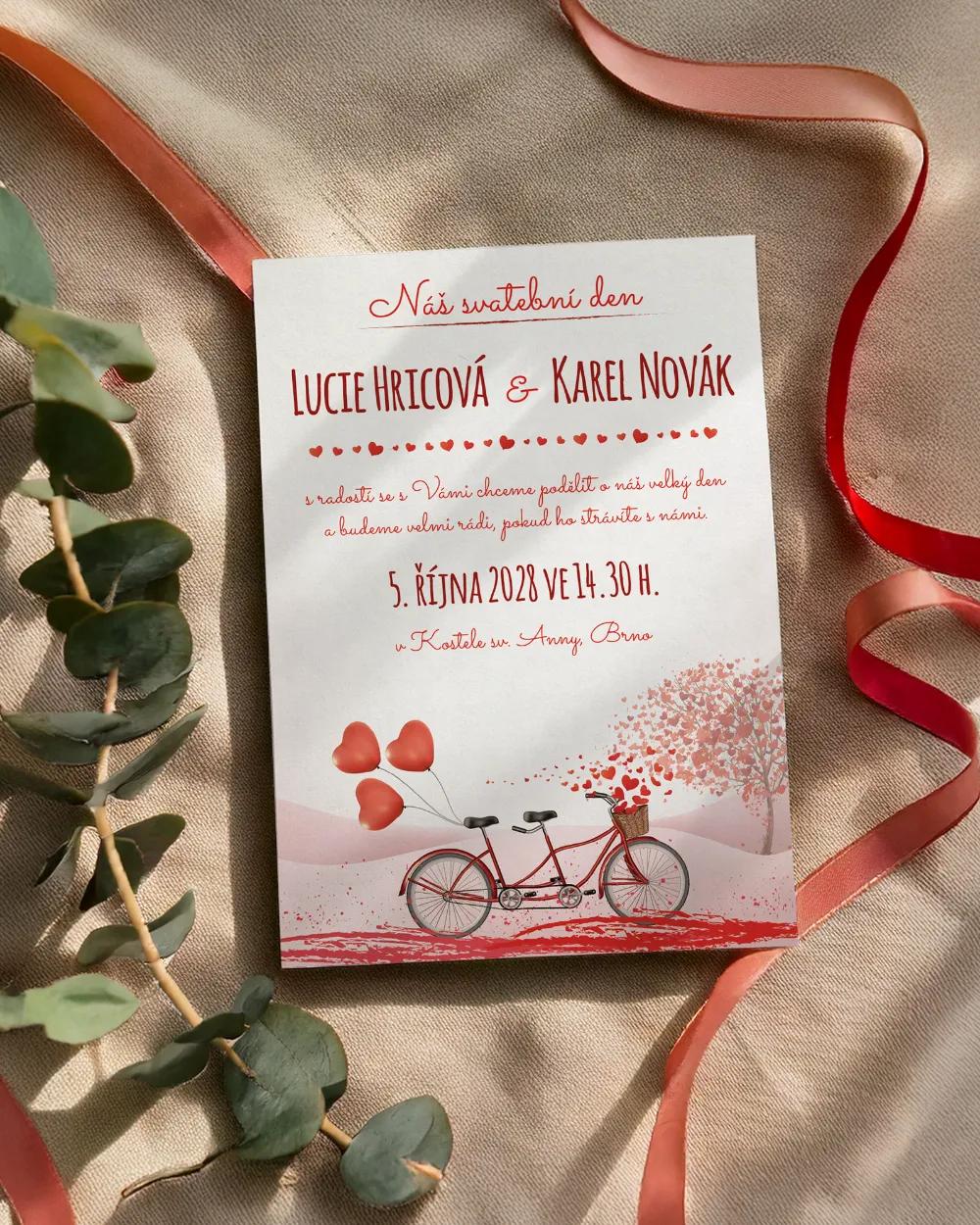 Svatební tiskoviny - Svatební kolo 1/2