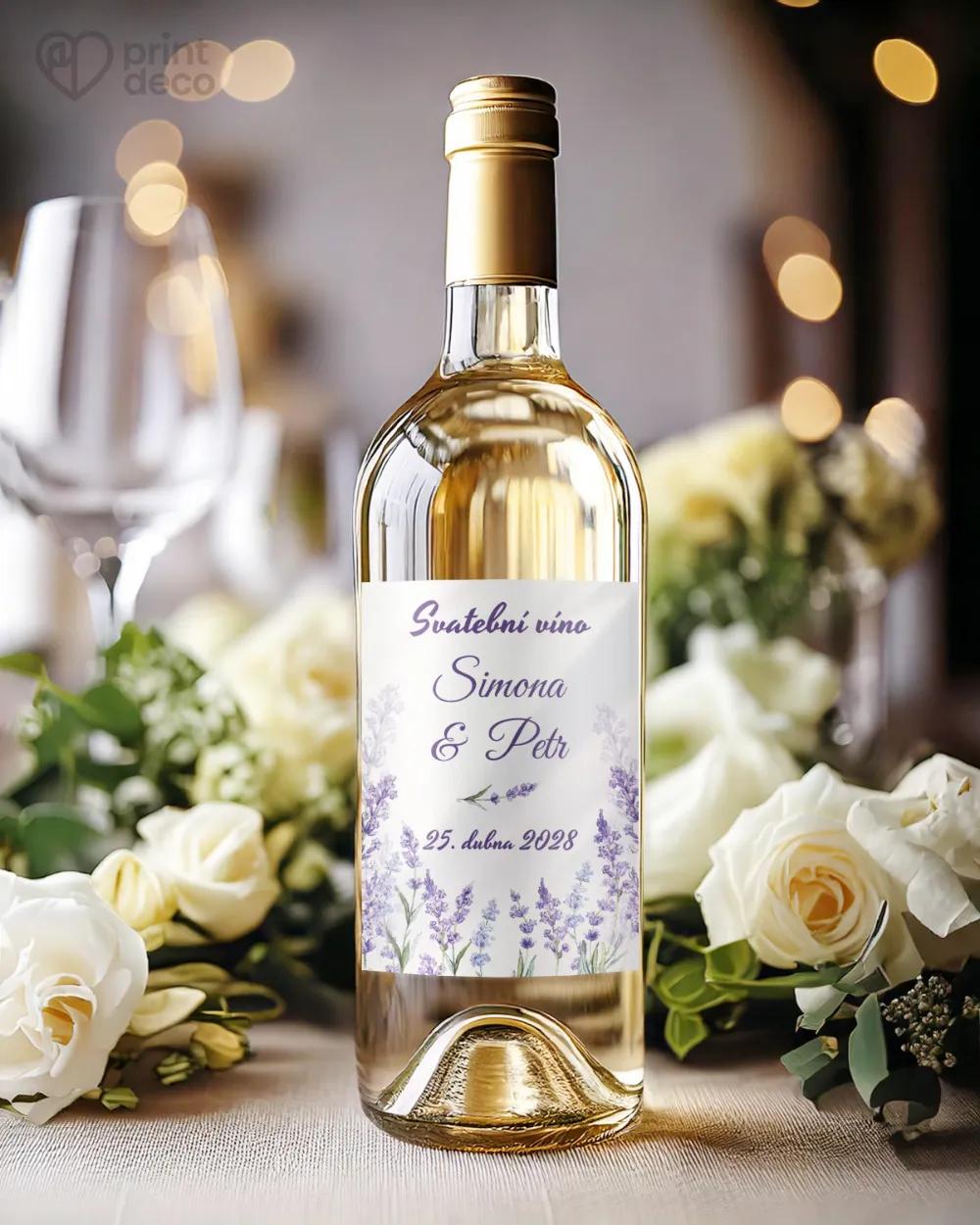 Svatební etikety Levandule 1/2