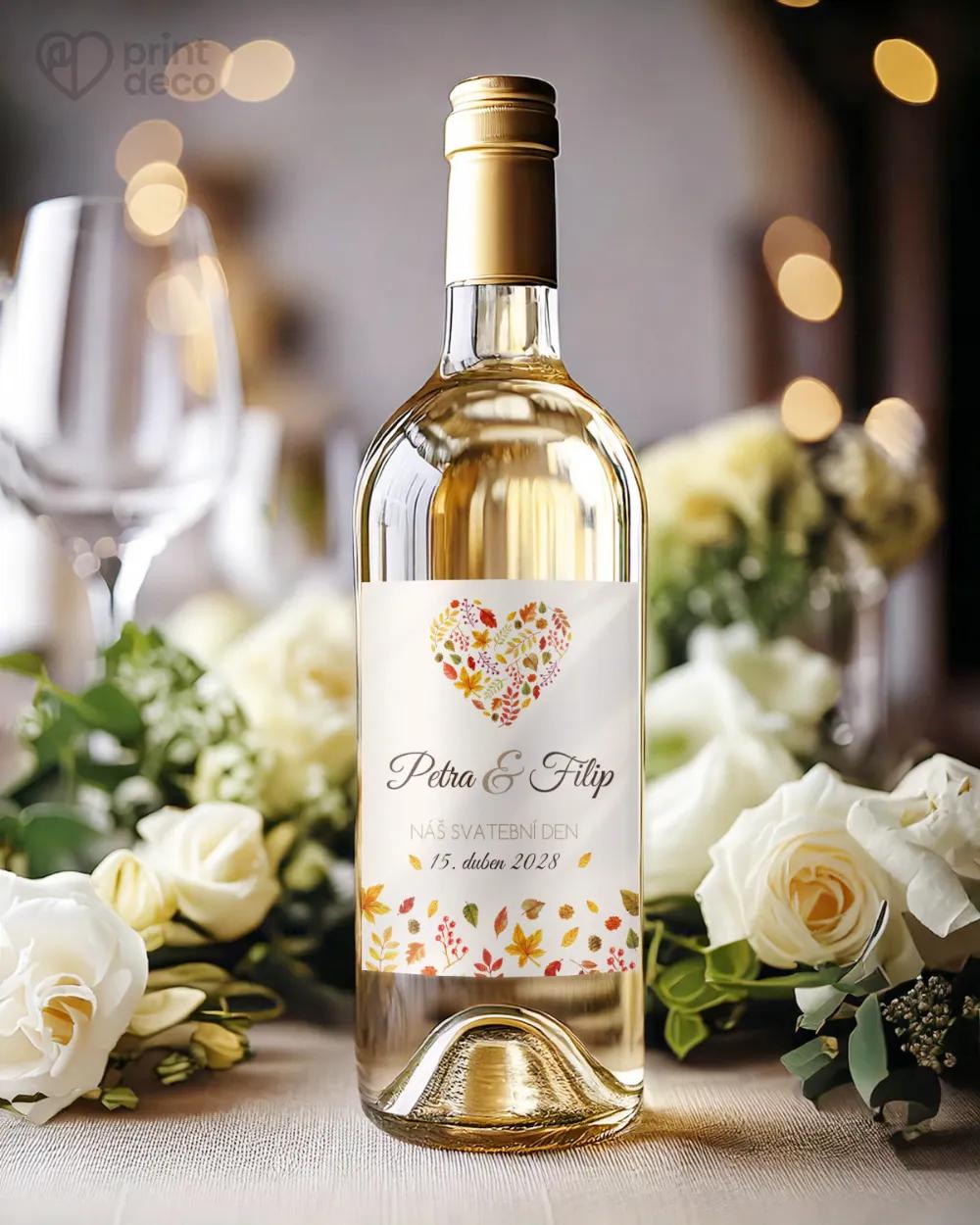 Svatební etikety Pestrobarevné Podzim 1/2