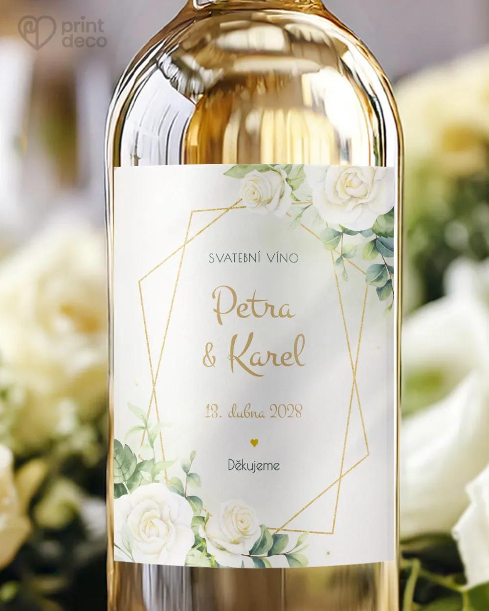 Svatební etikety Bílé růže