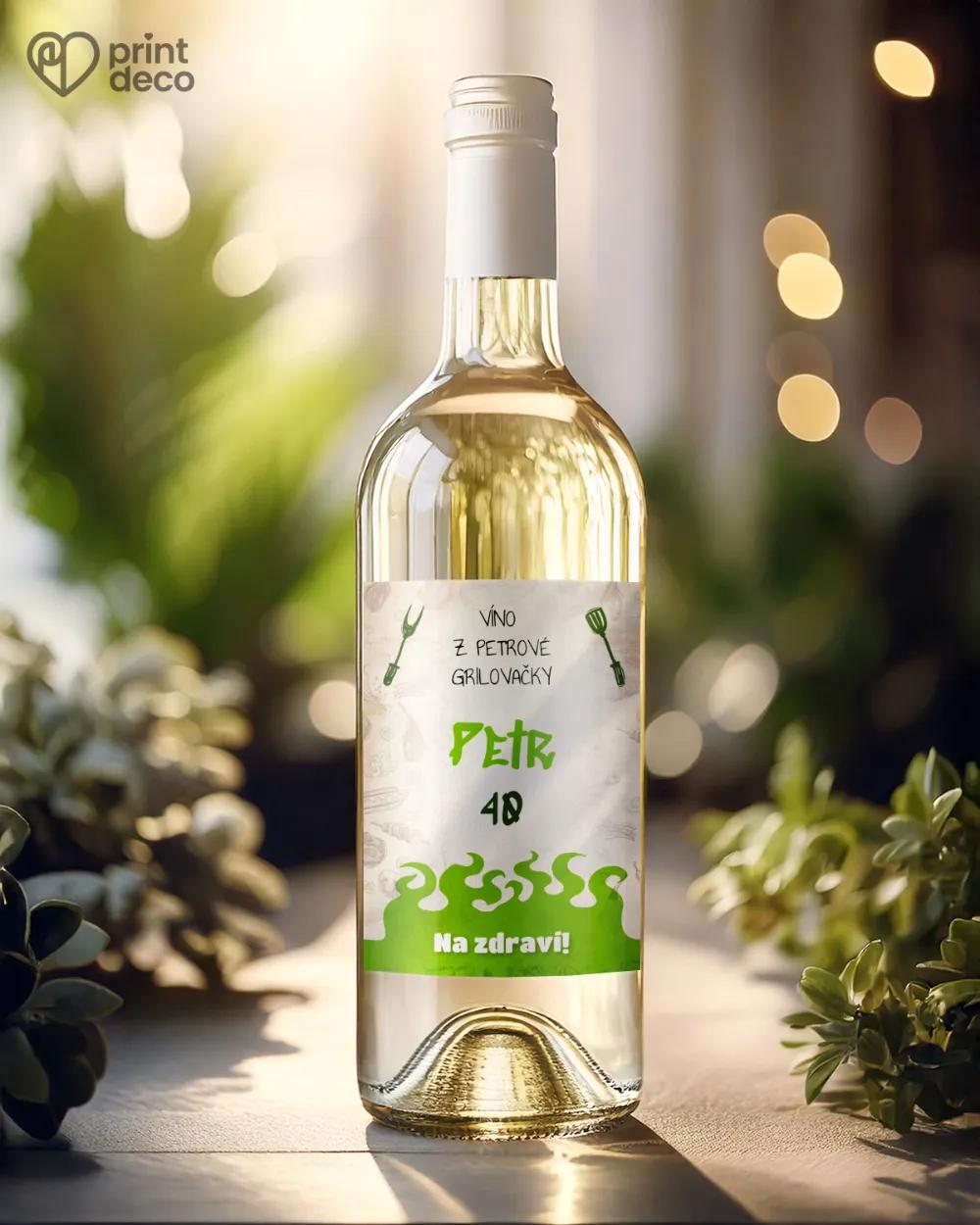 Etikety na láhve Grilovačka I. 1/2