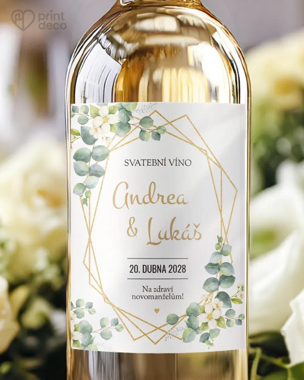 Svatební etikety Greenery III.