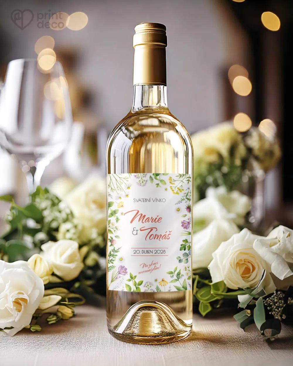 Svatební etikety Bylinkový sen 1/2