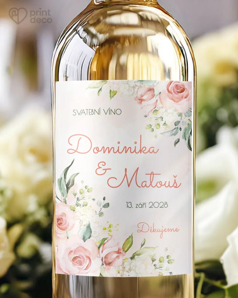 Svatební etikety Kvetoucí růže