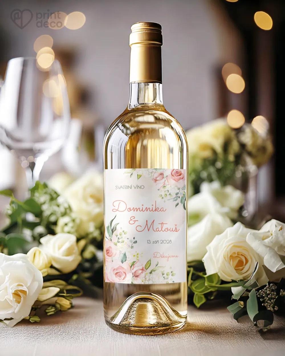 Svatební etikety Kvetoucí růže 1/2