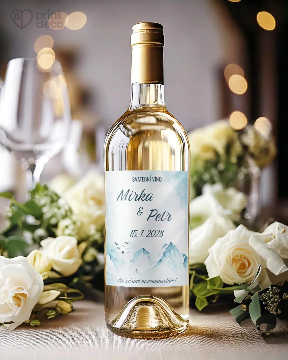 Svatební etikety Zimní krajina II. 1/2