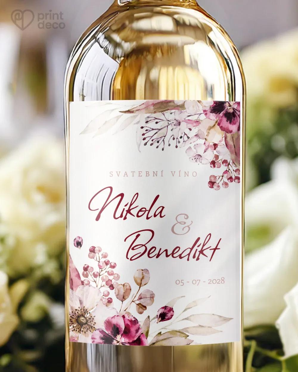 Svatební etikety Kytice květin