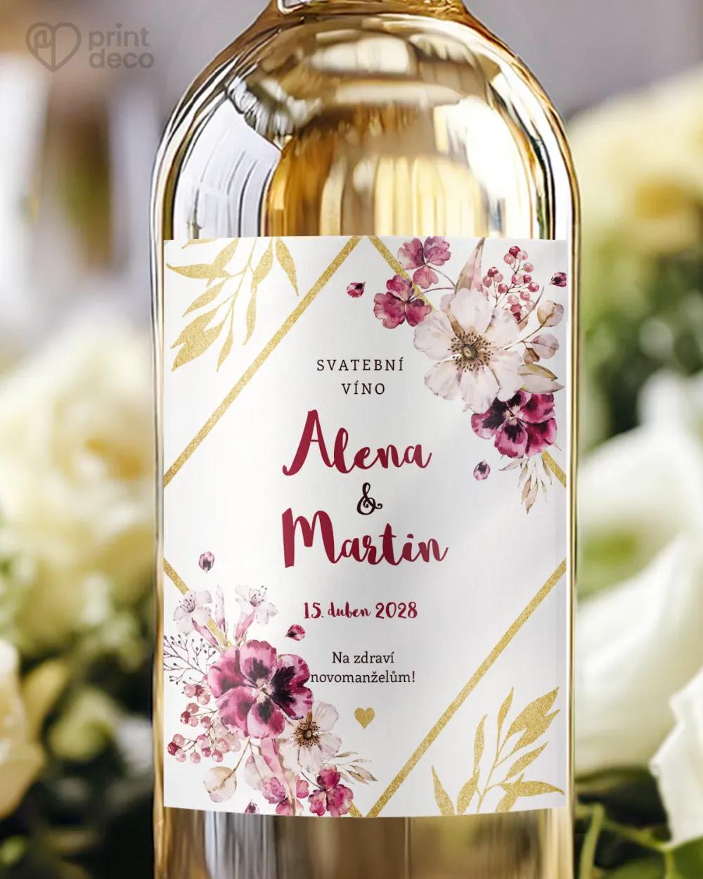 Svatební etikety Rozkvetlé květiny II.