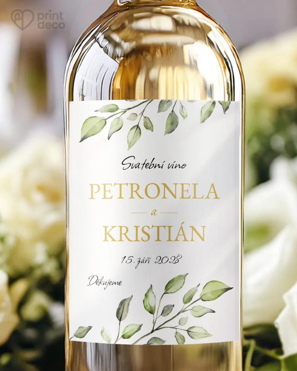 Svatební etikety Greenery VII.