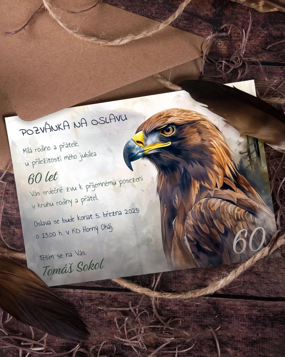 Pozvánka na narozeniny Orel 02