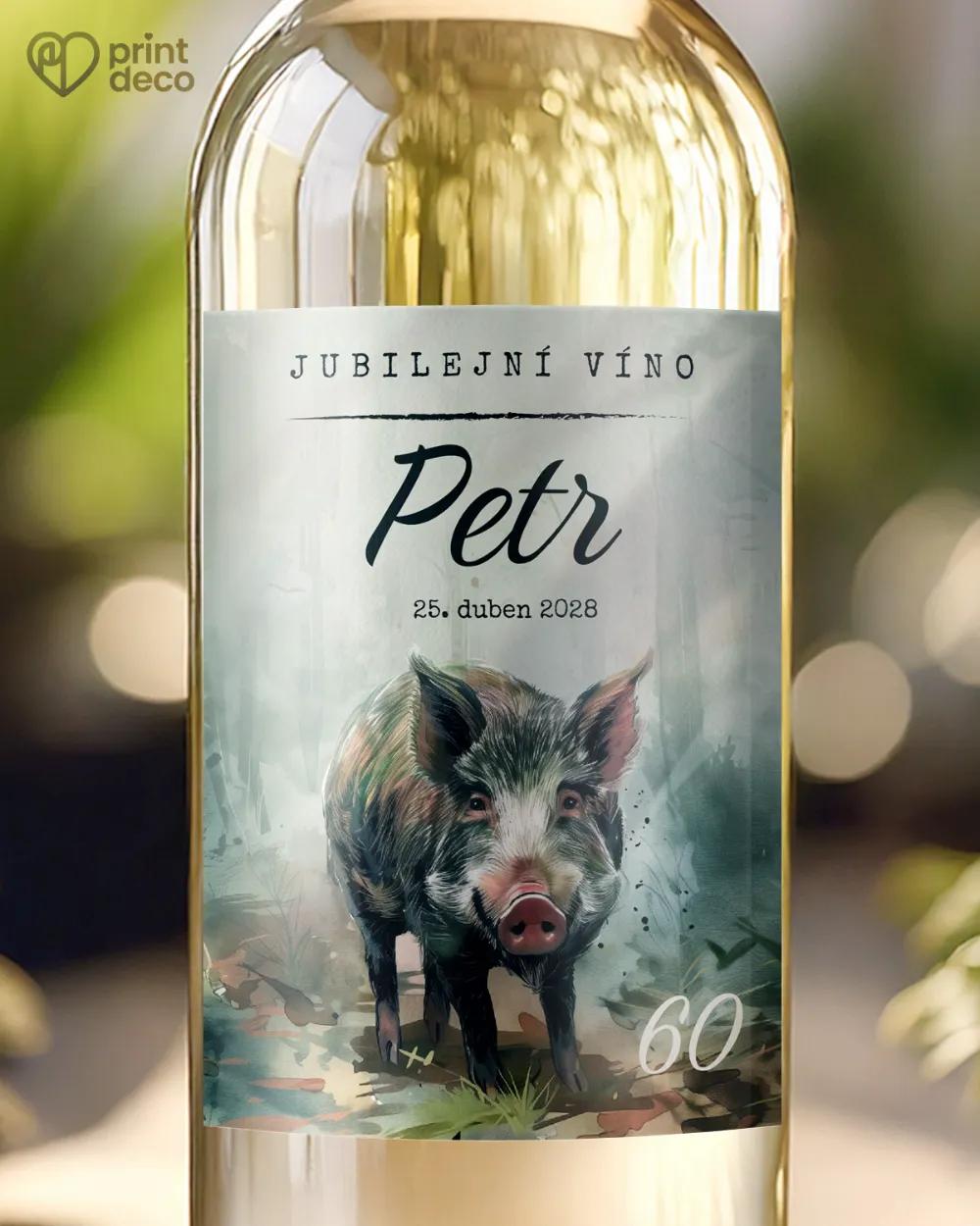 Etikety na láhve Divočák I.