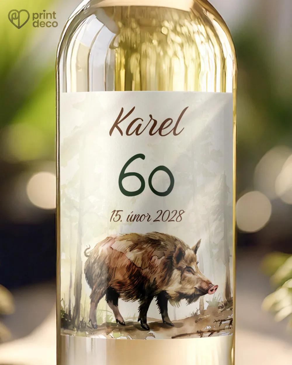 Etikety na láhve Divočák II.
