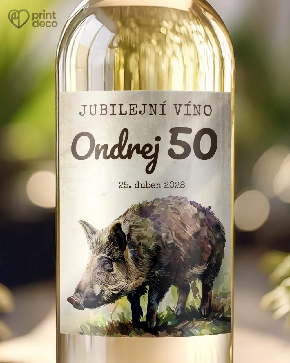 Etikety na láhve Divočák III.