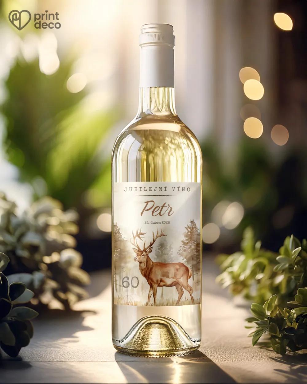 Etikety na láhve Jelen II. 1/2