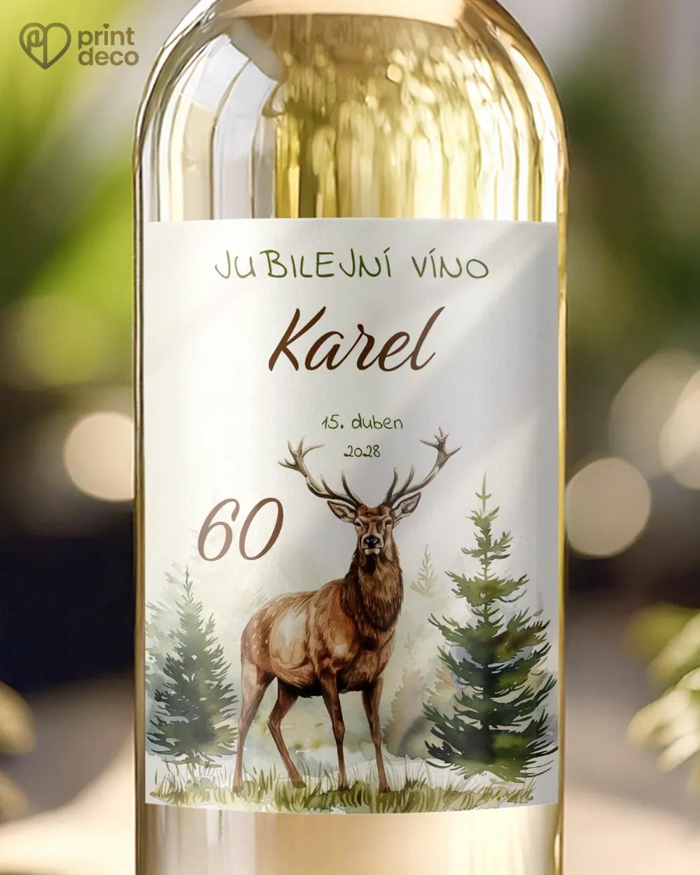 Etikety na láhve Jelen IV.