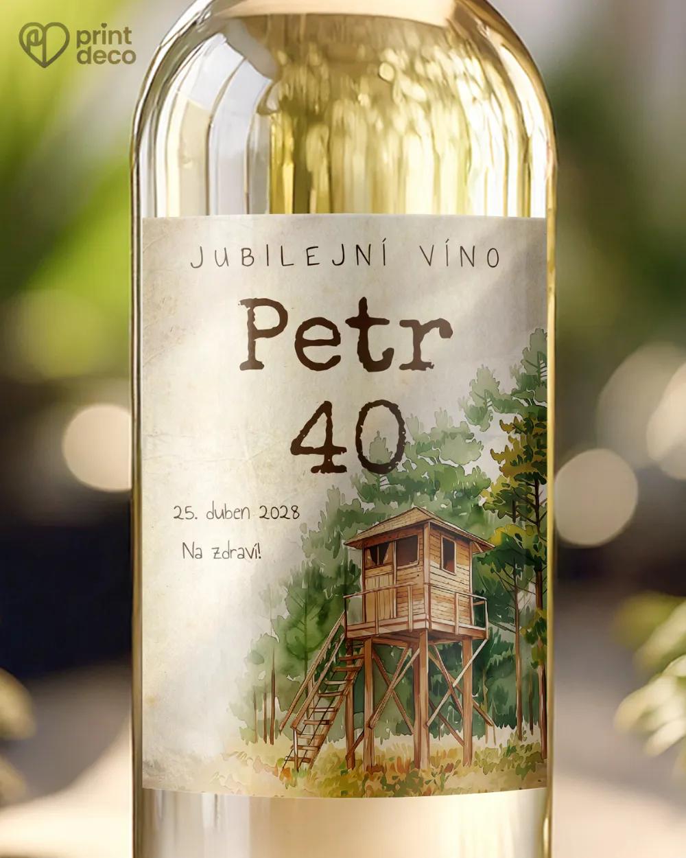 Etikety na láhve Lovecký posed