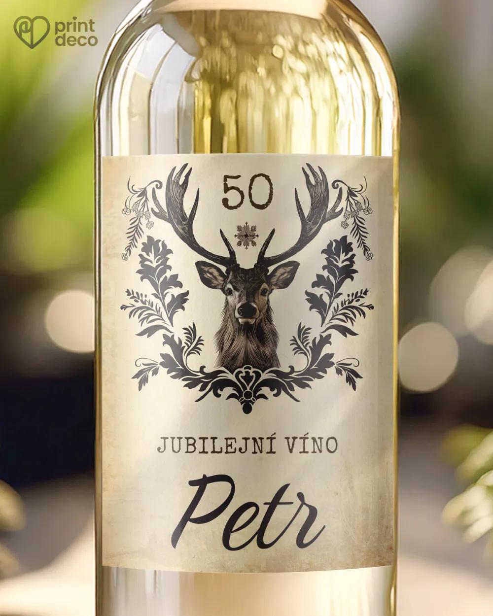 Etikety na láhve Jelen V.