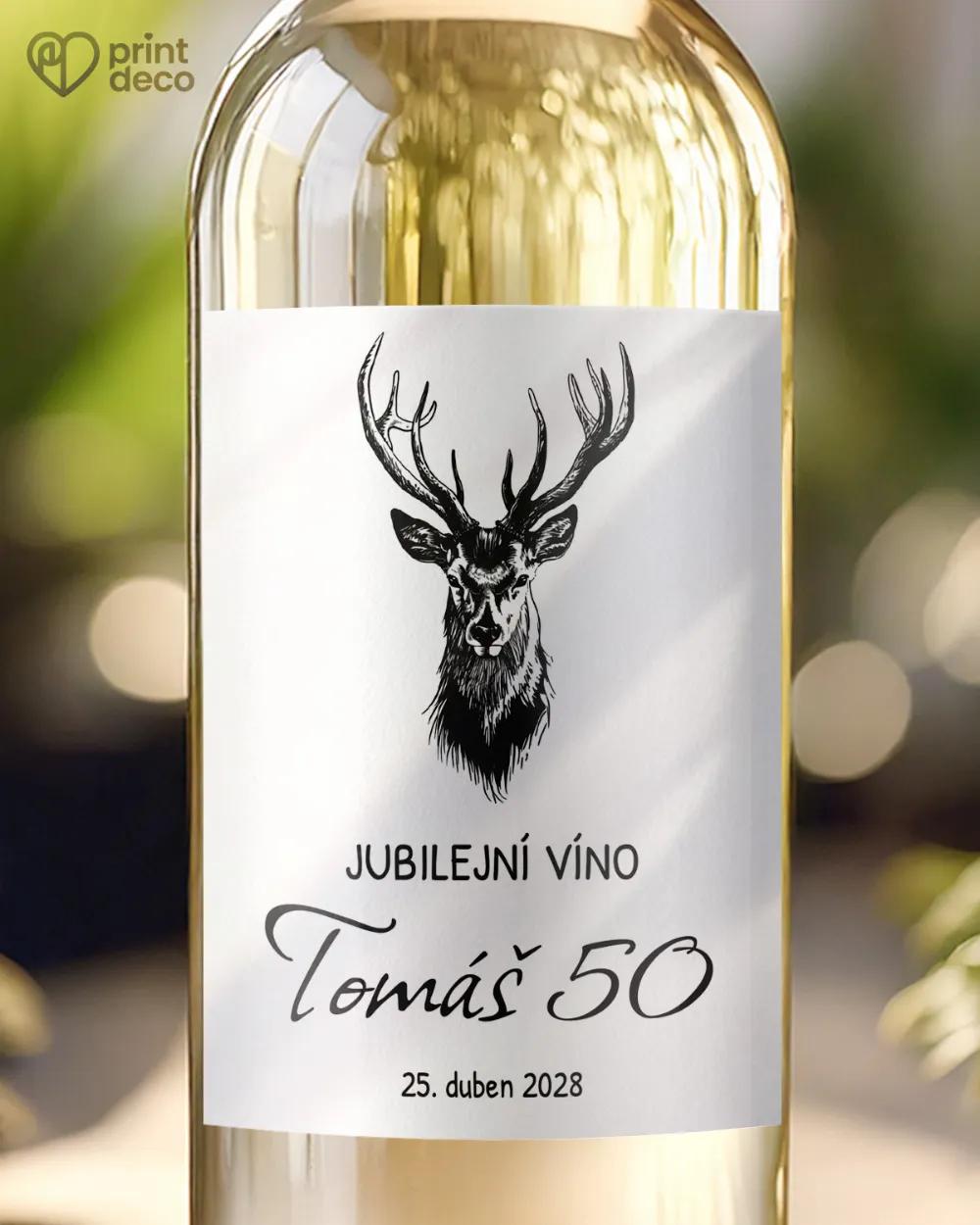 Etikety na láhve Jelen VII.