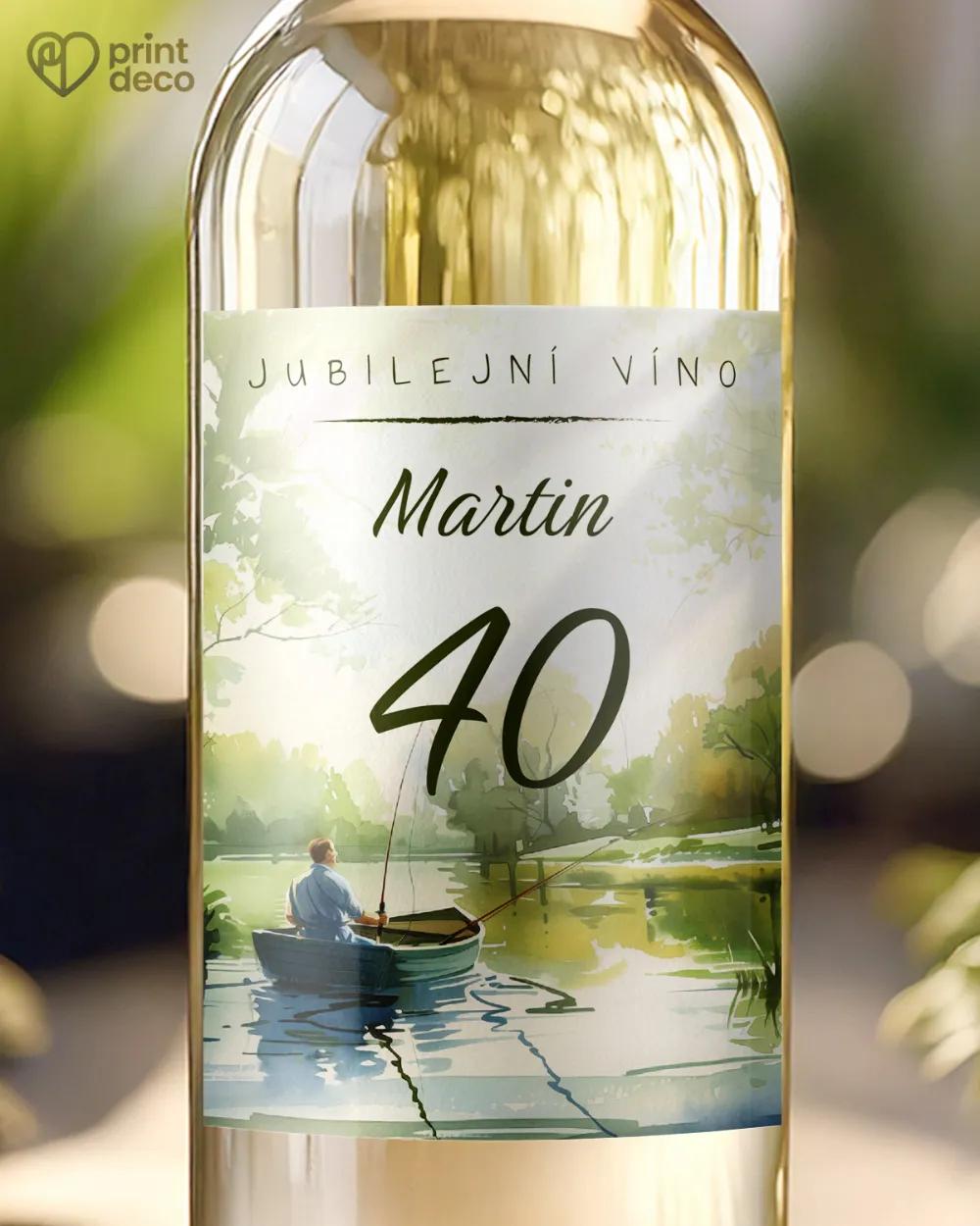 Etikety na láhve Rybář II.