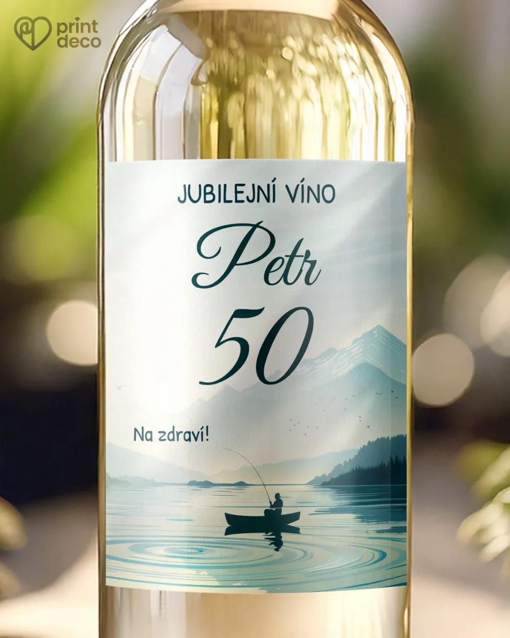 Etikety na láhve Rybář V.