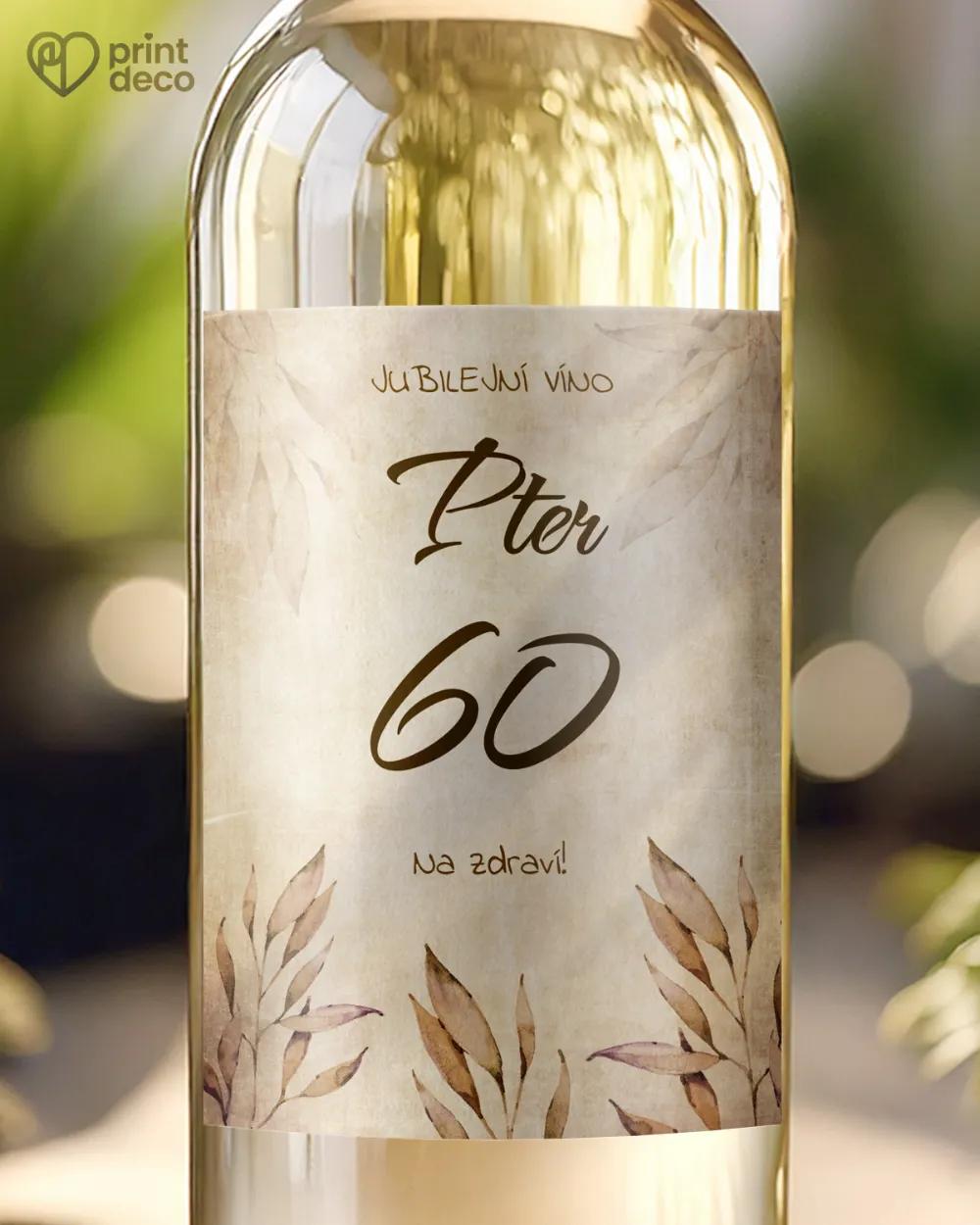 Etikety na láhve Vintage dopisy