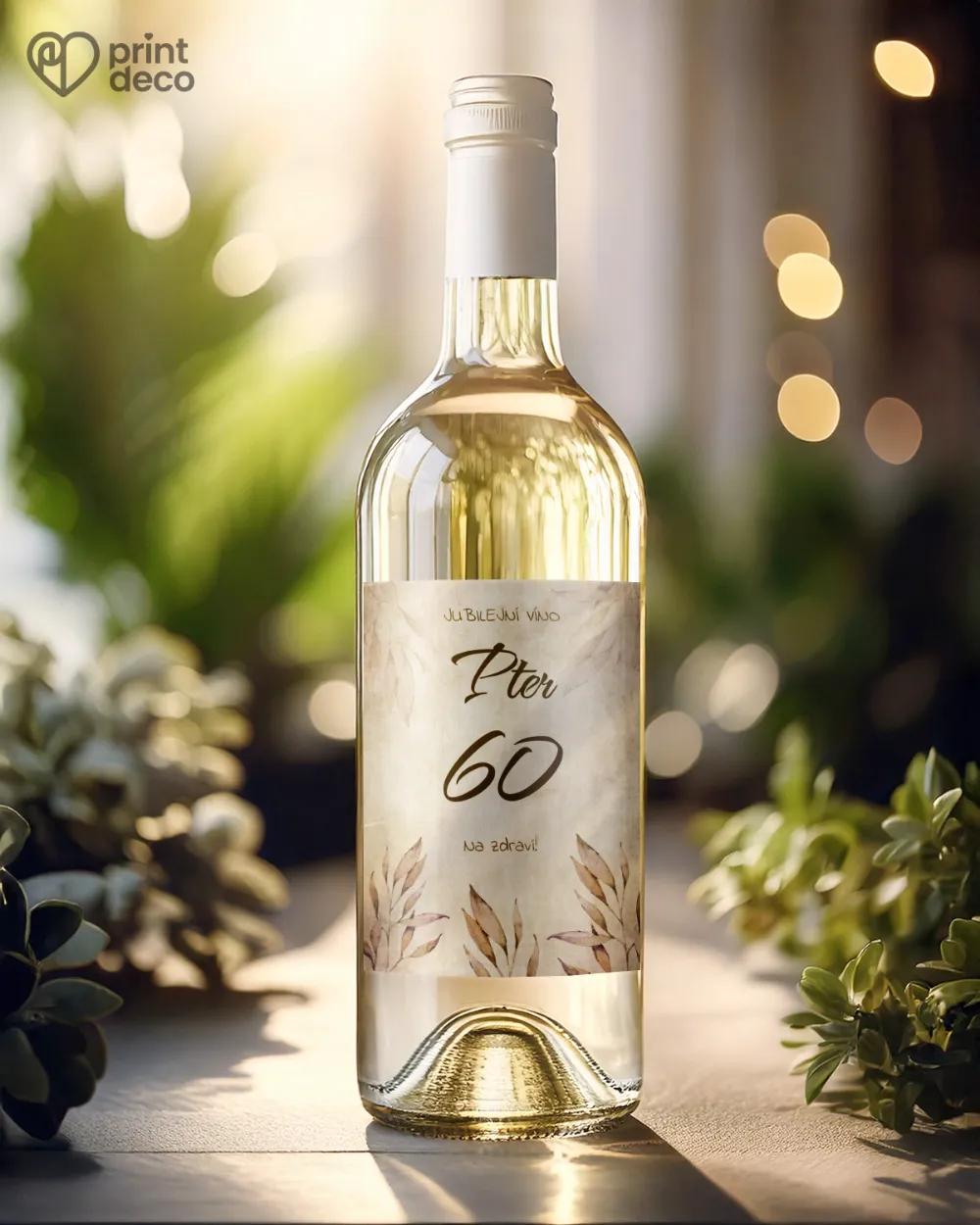 Etikety na láhve Vintage dopisy 1/2