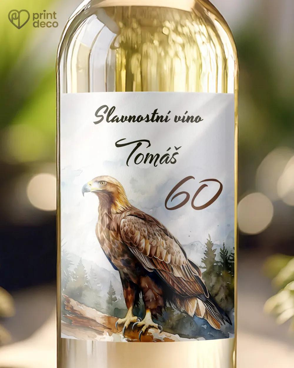 Etikety na láhve Orel III.