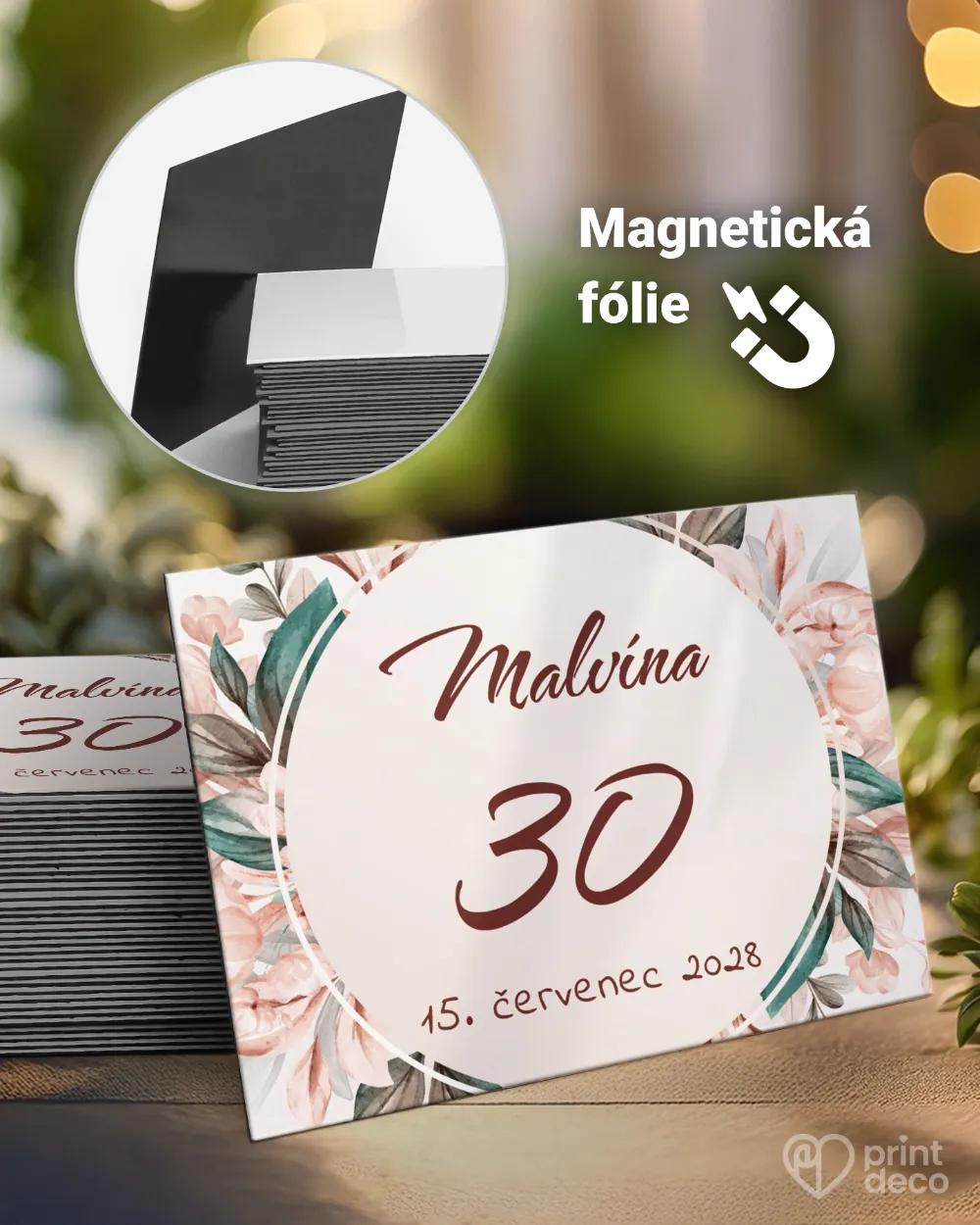 Památeční magnetky z oslavy Botanic I.