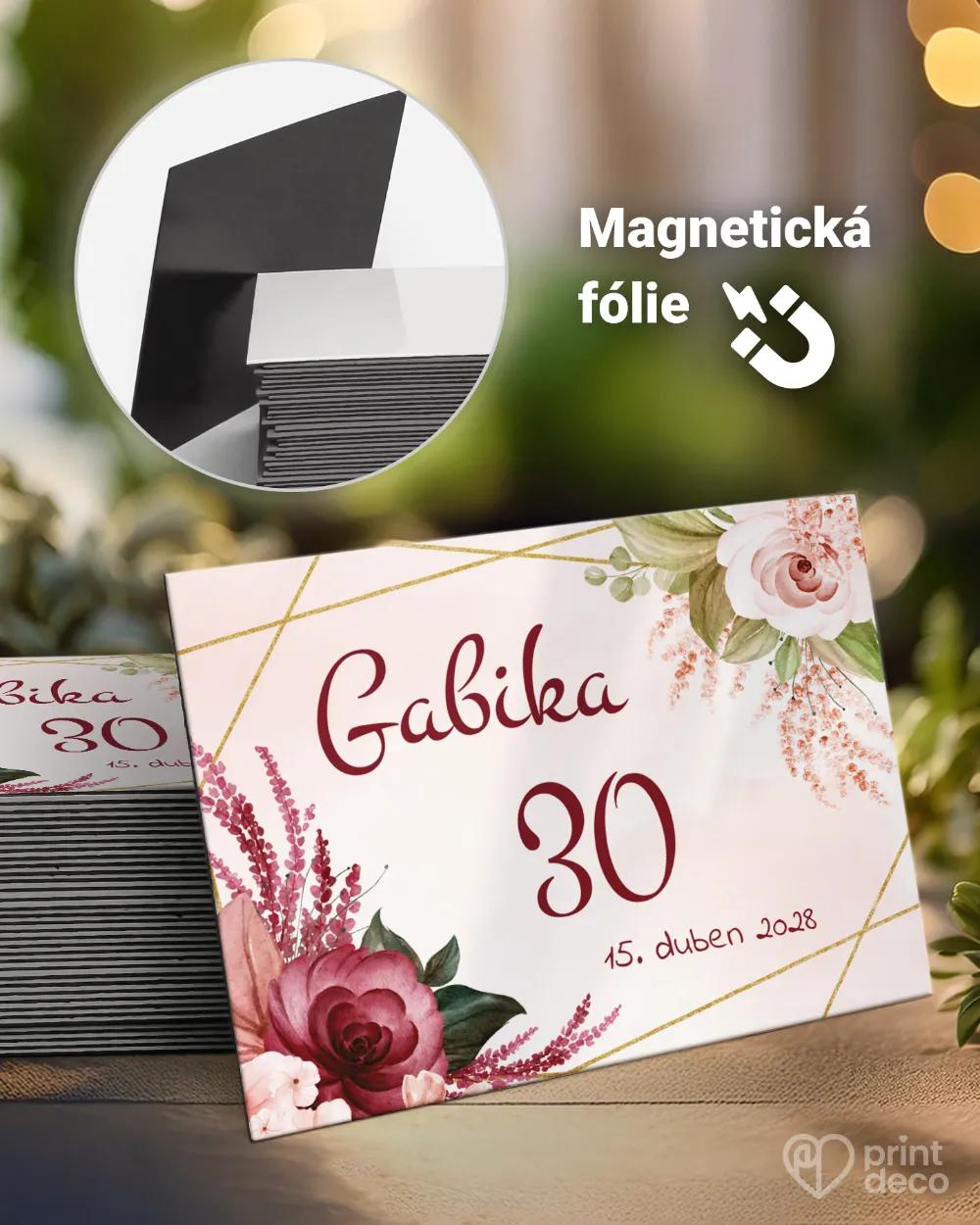 Památeční magnetky z oslavy Botanic II.