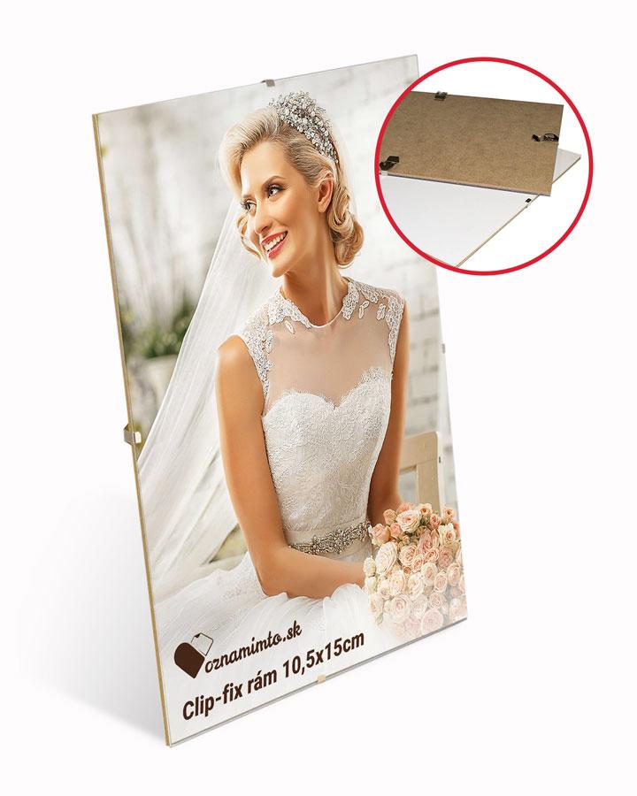 Clip-fix rám 10x15cm s fotkou