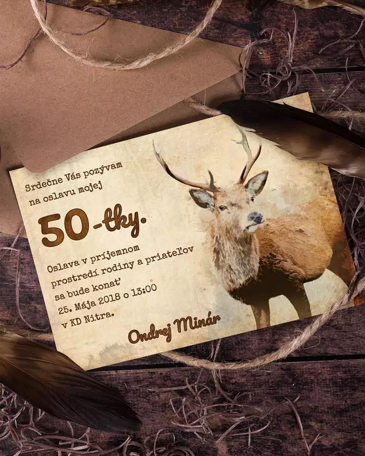 Pozvánka na narozeniny – Myslivec 1/2