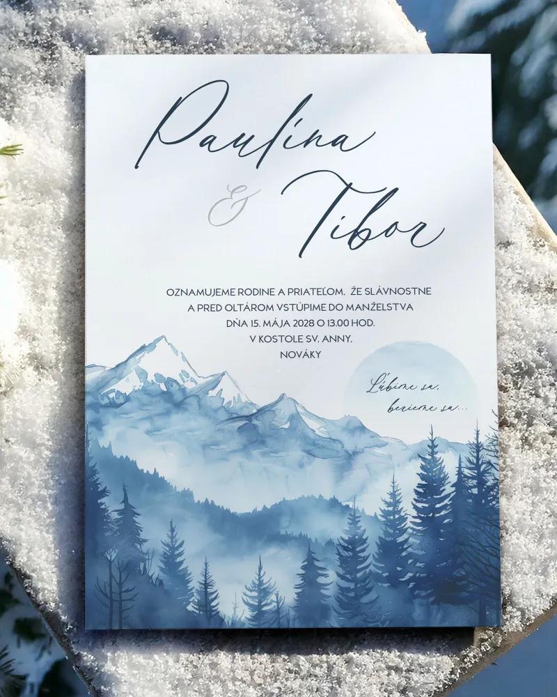 Svatební oznámení - Ticho z hor