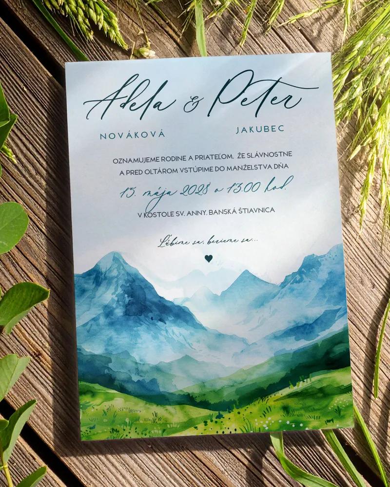 Svatební oznámení - Láska z hor V