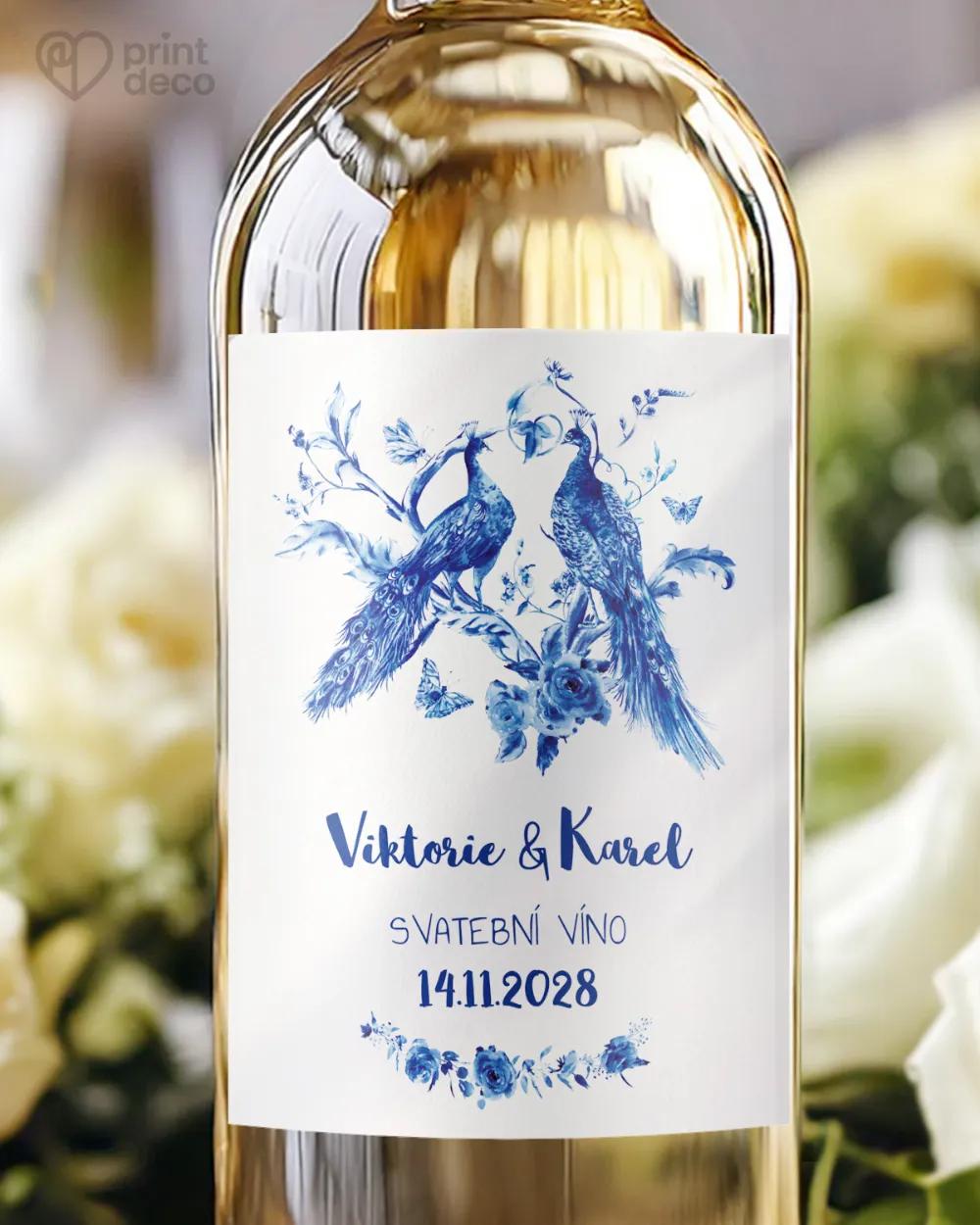 Svatební etikety Modré pávy