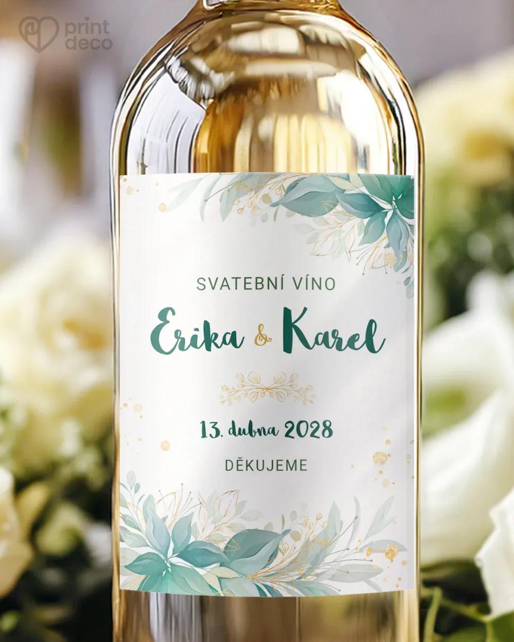 Svatební etikety Greenery II.