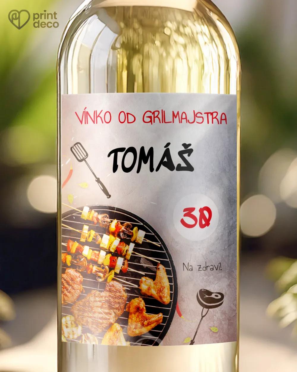 Etikety na láhve Grilovačka II.