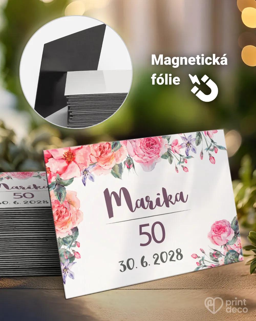 Památeční magnetky z oslavy Šípkové růže