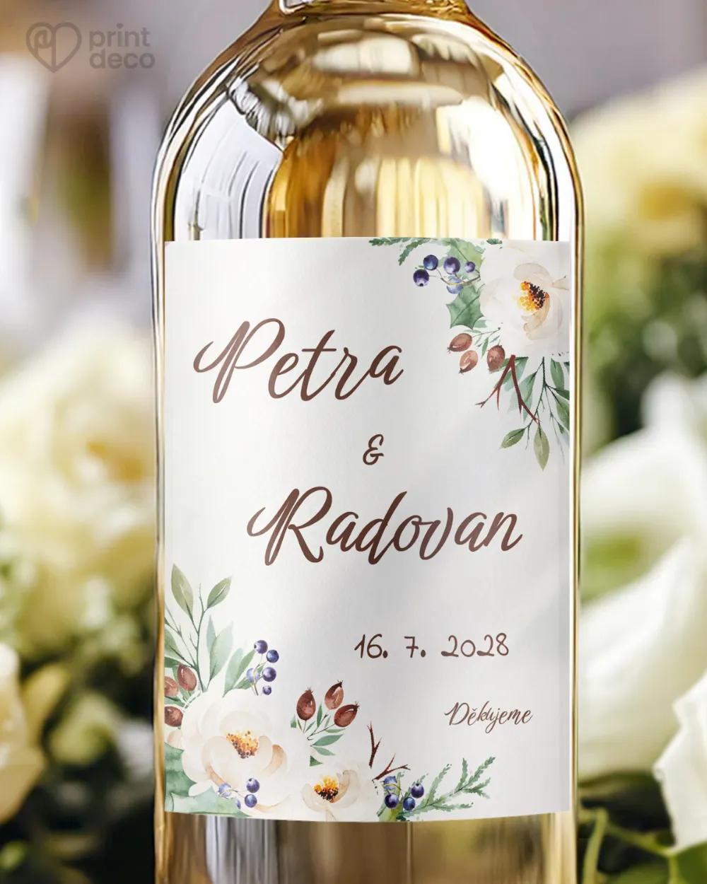 Svatební etikety Lesní plody I.