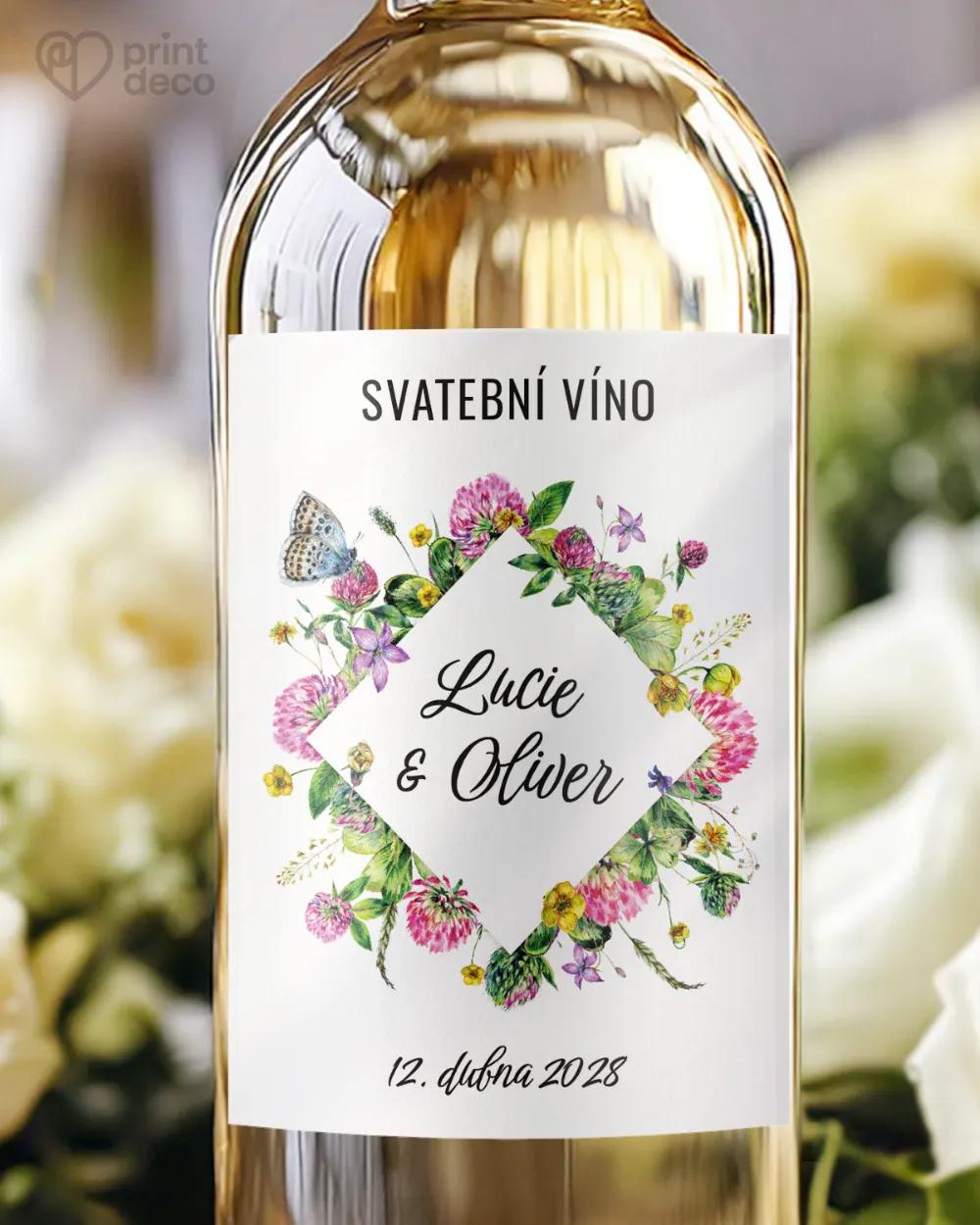 Svatební etikety Polní květiny VI.