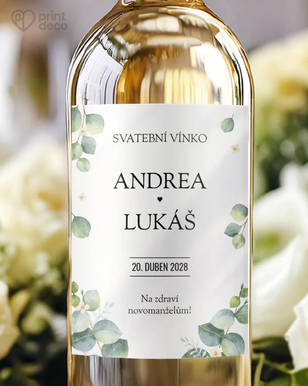 Svatební etikety Greenery IV.