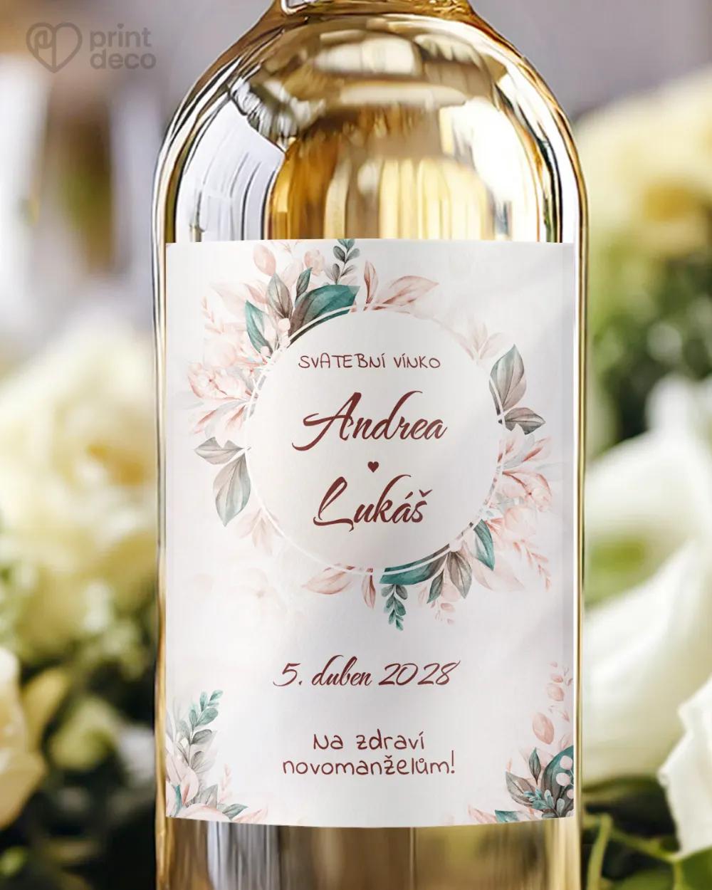 Svatební etikety Botanic I.