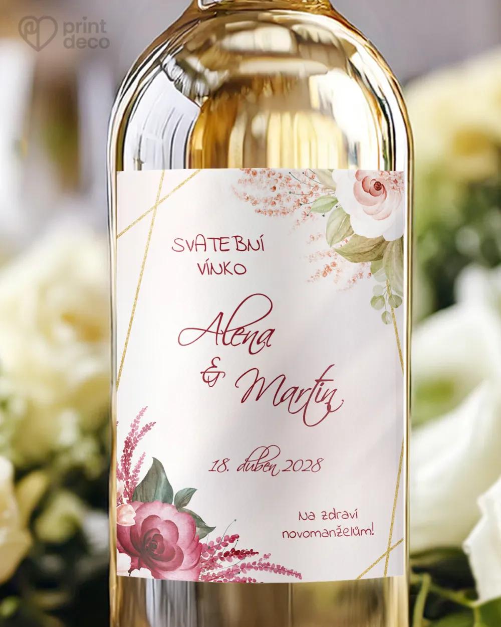 Svatební etikety Botanic II.