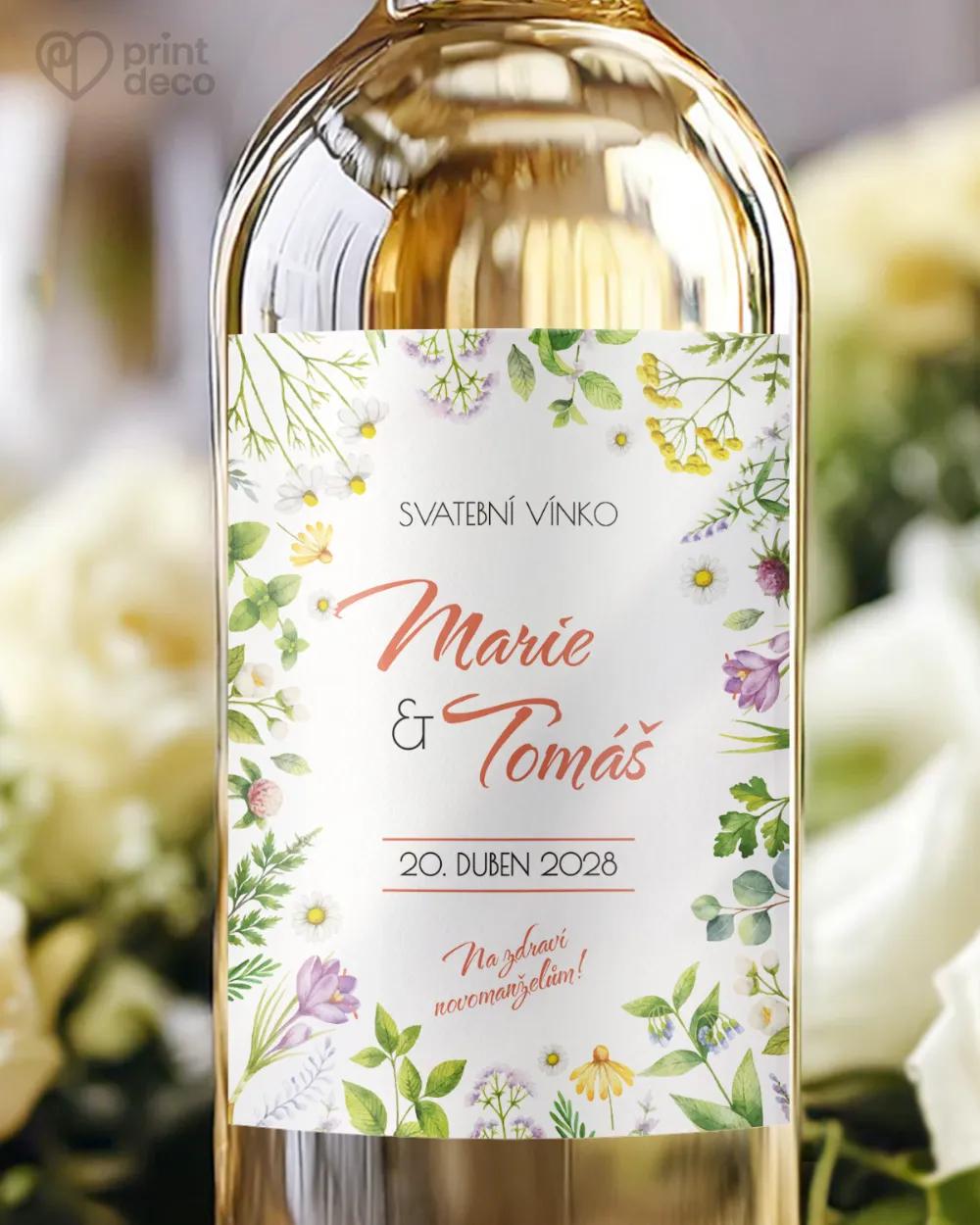 Svatební etikety Bylinkový sen