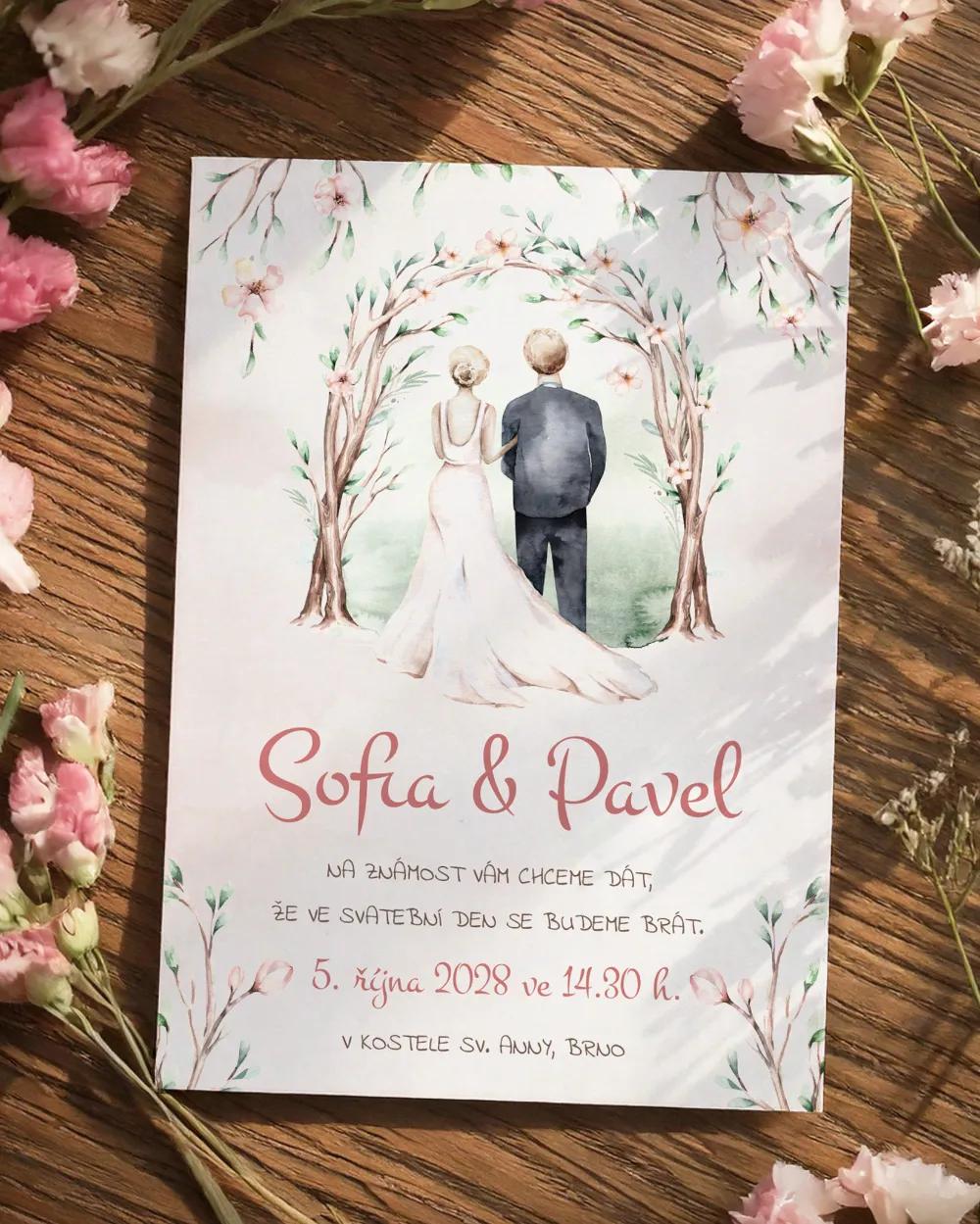 Svatební oznámení - Svatební brána