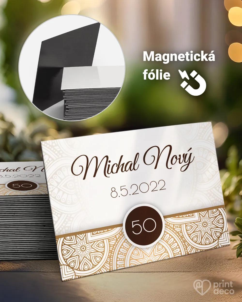 Památeční magnetky z oslavy Zlaté Retro