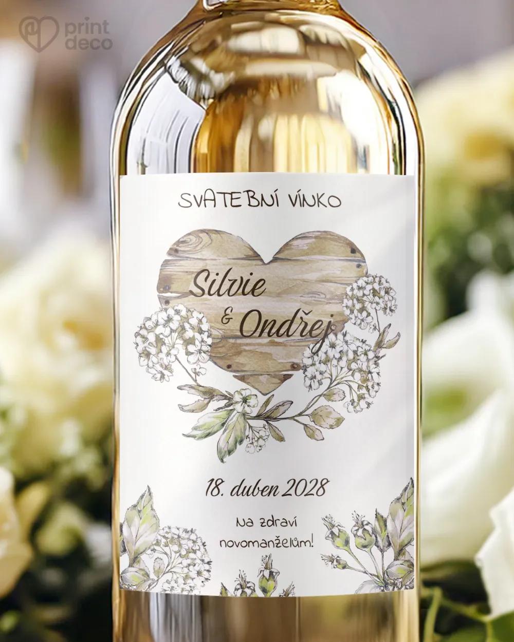 Svatební etikety Rustic