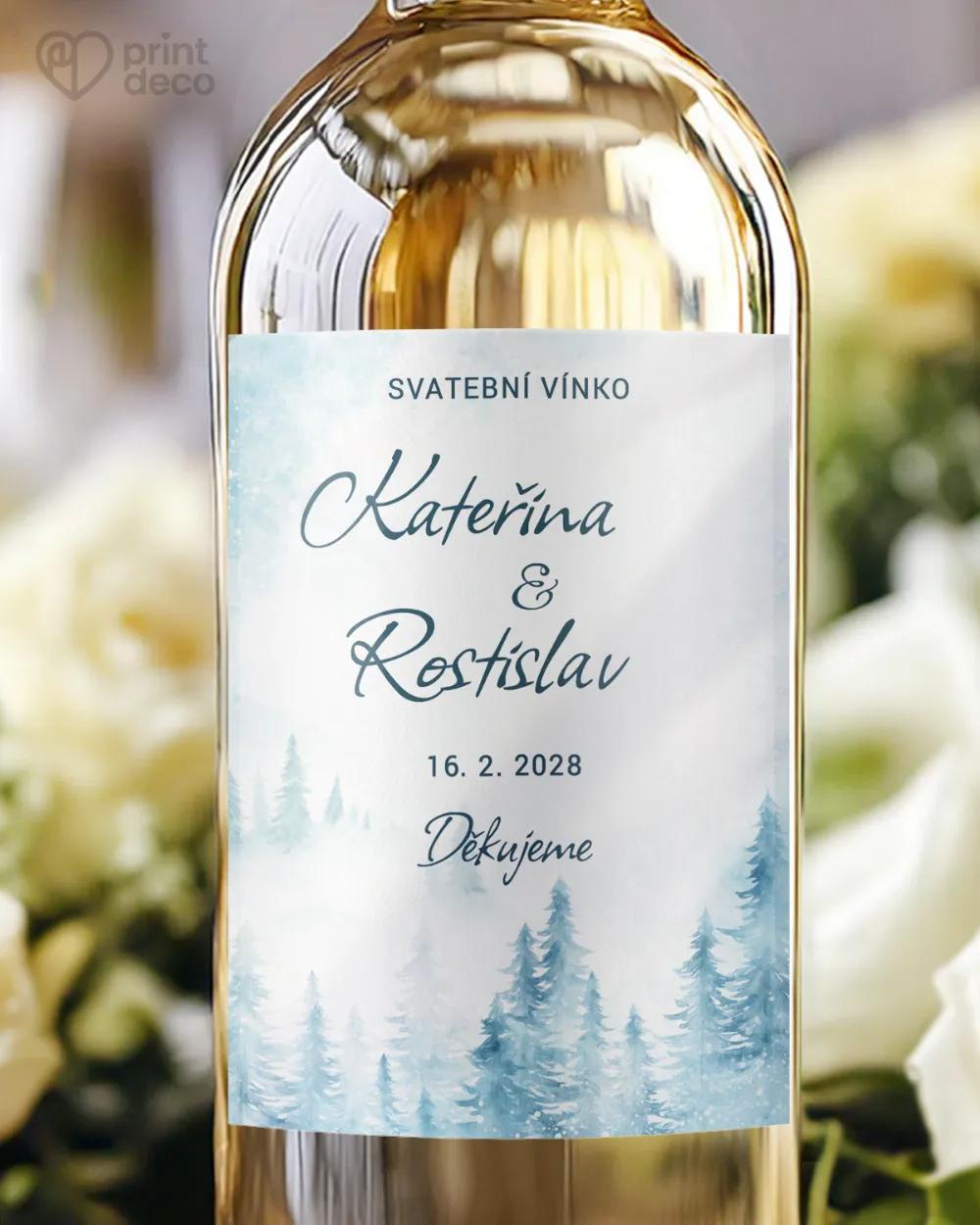 Svatební etikety Zimní krajina I.