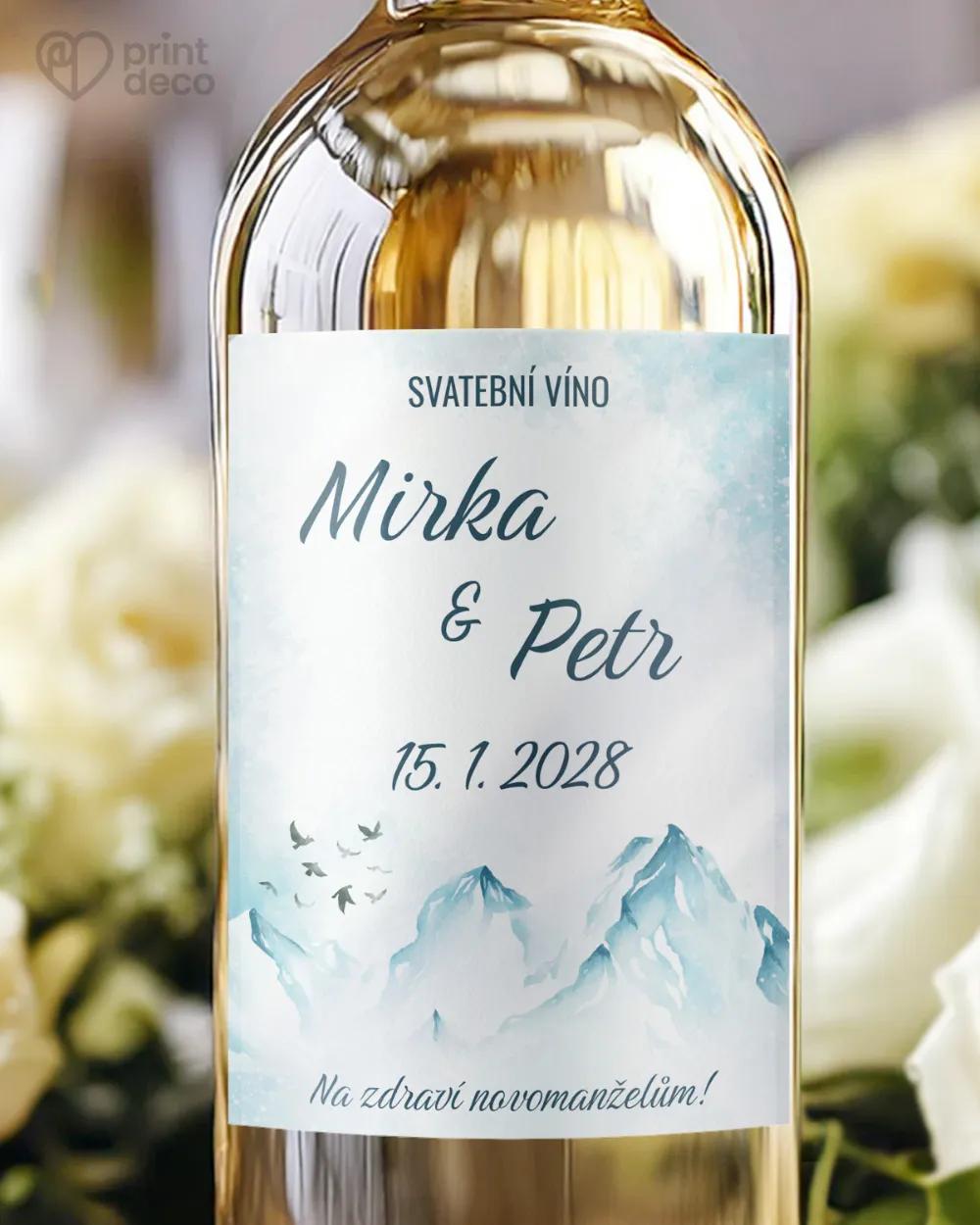 Svatební etikety Zimní krajina II.