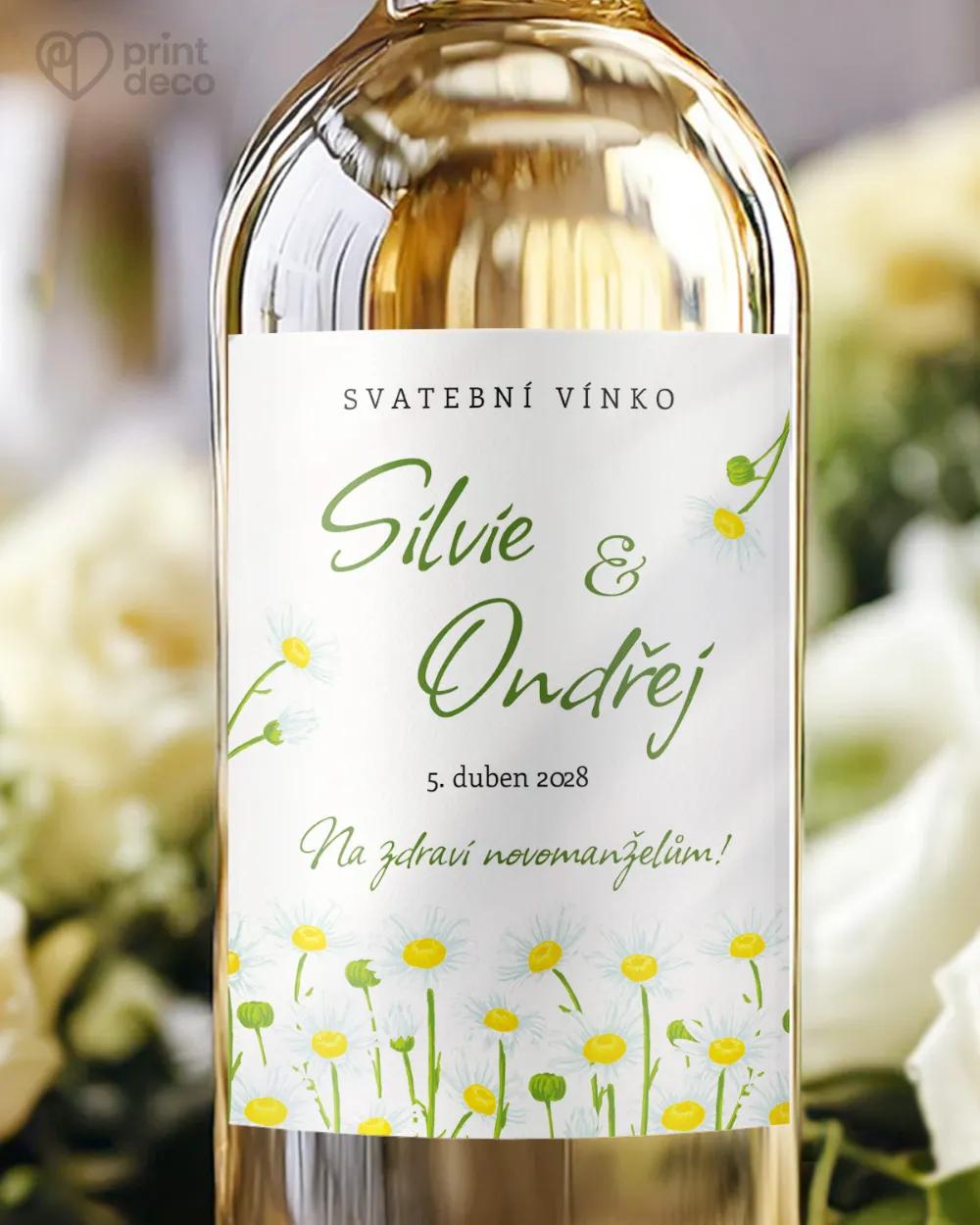 Svatební etikety Něžné sedmikrásky