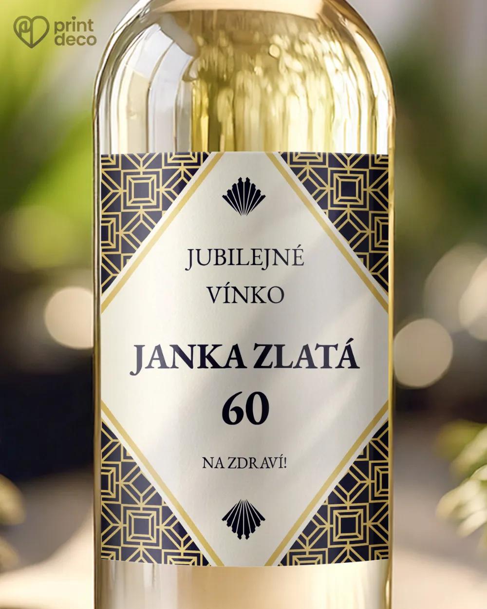 Etikety na láhve Art Deco II.